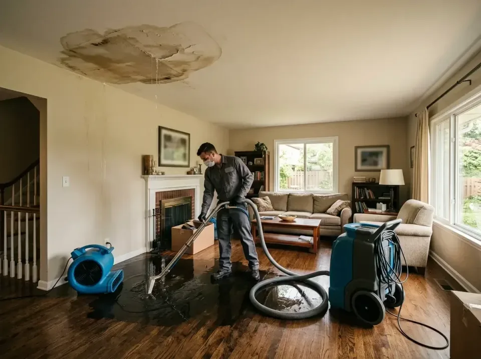 attic-pipe-burst-ceiling-drip-008 — frequently asked questions, Water Damage Restoration & Carpet Care in Burton, MI